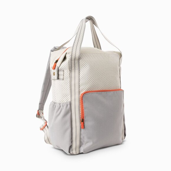 Thirty-One Day Away Backpack Whisper Grey Colorblock - Picture 1 of 6